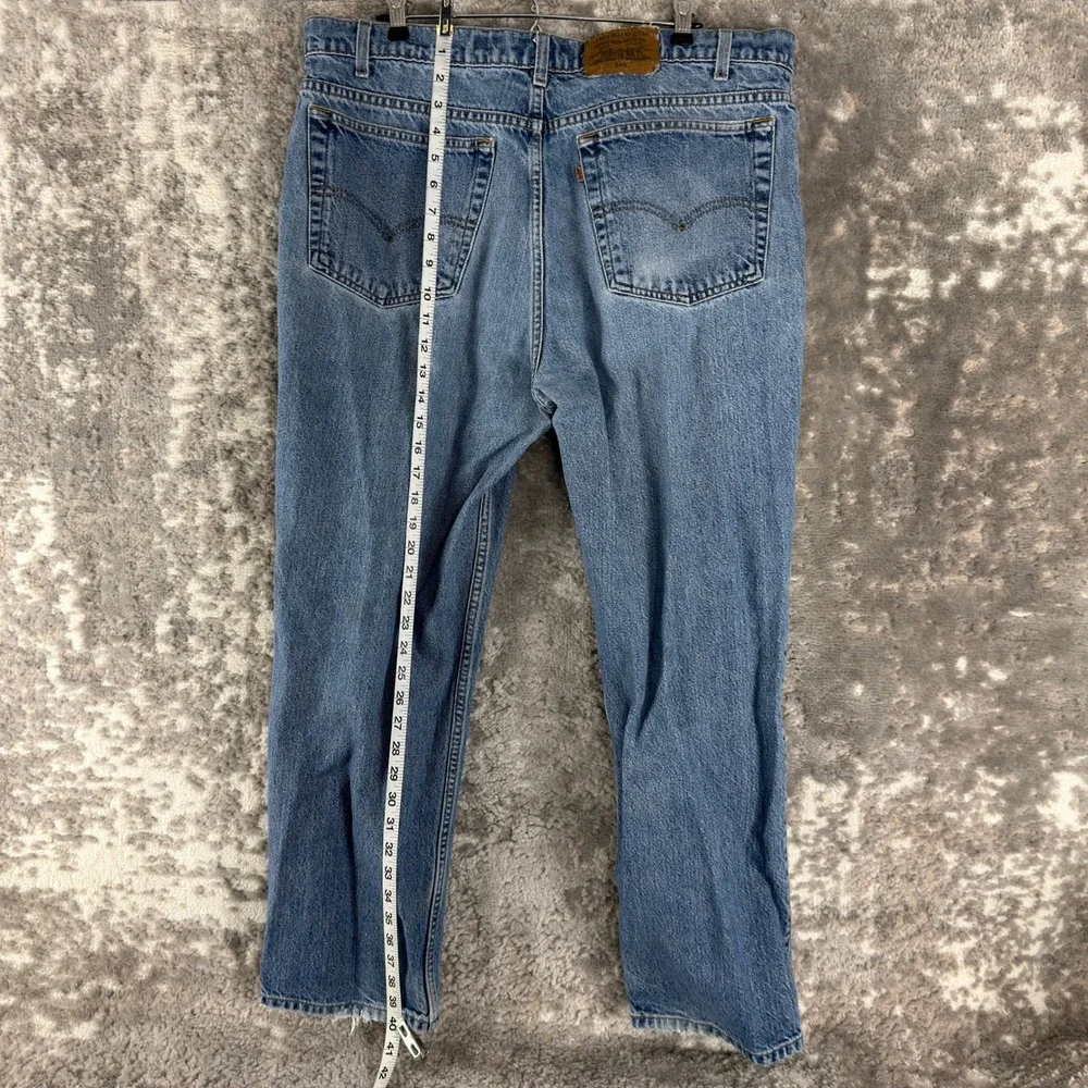 Levi's Size 40x29 540 Relaxed Fit Straight Leg Denim Jeans Blue Men
